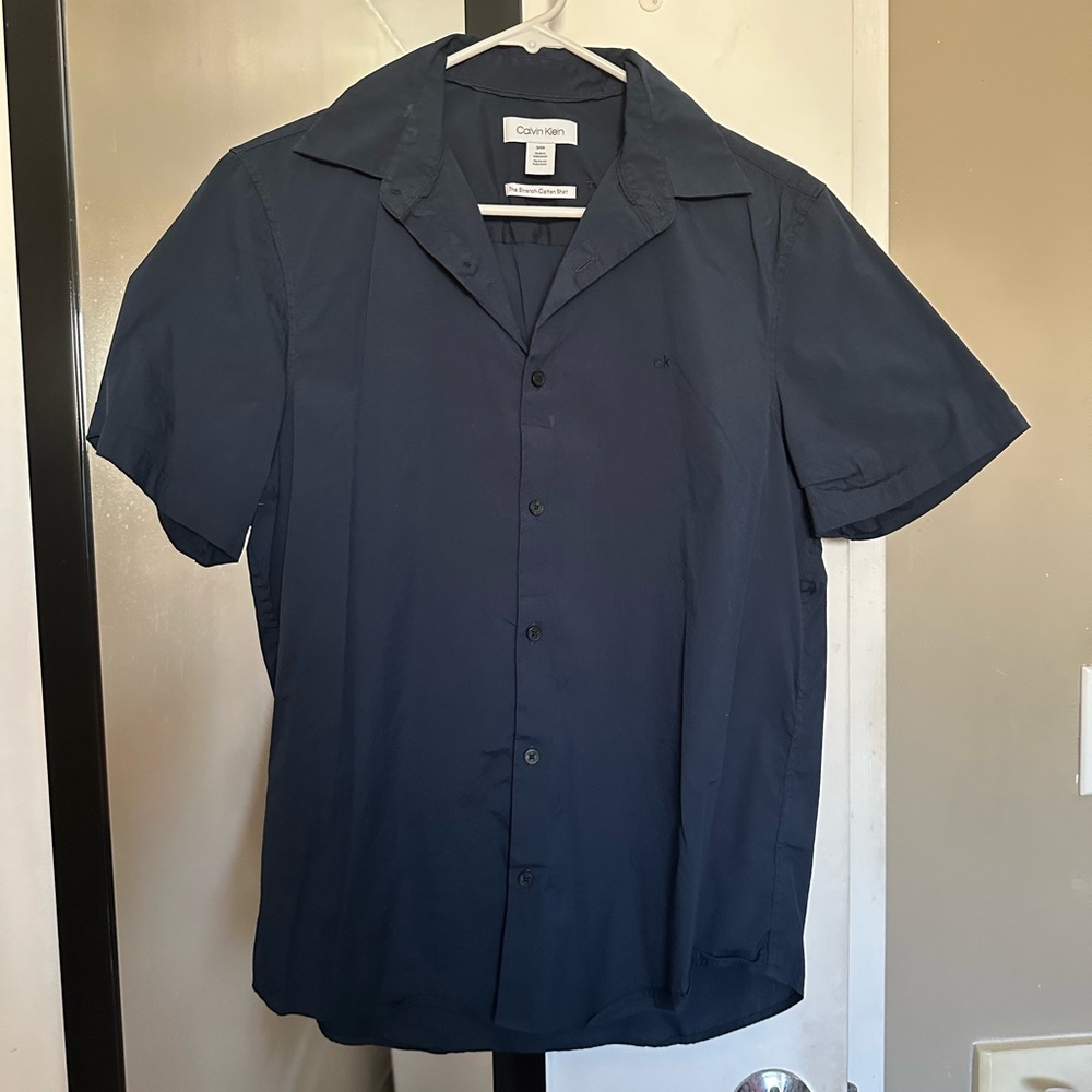 Calvin Klein Blue Casual Button Down Shirt